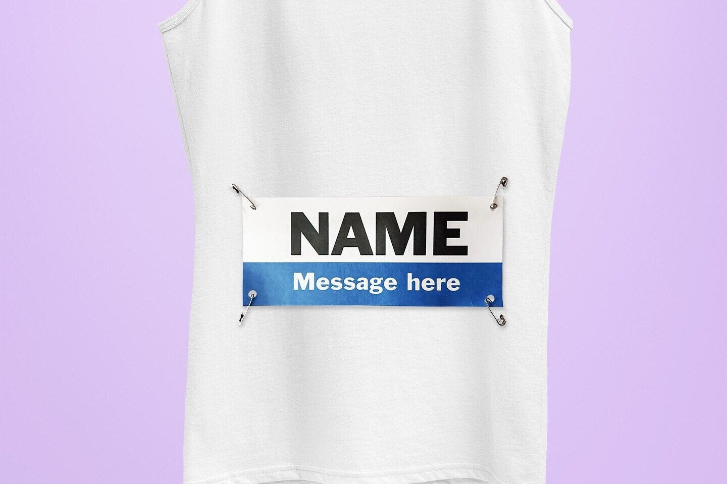 Custom Name skinny race bib **please read item details for rush processing options and how to upgrade shipping if needed faster**