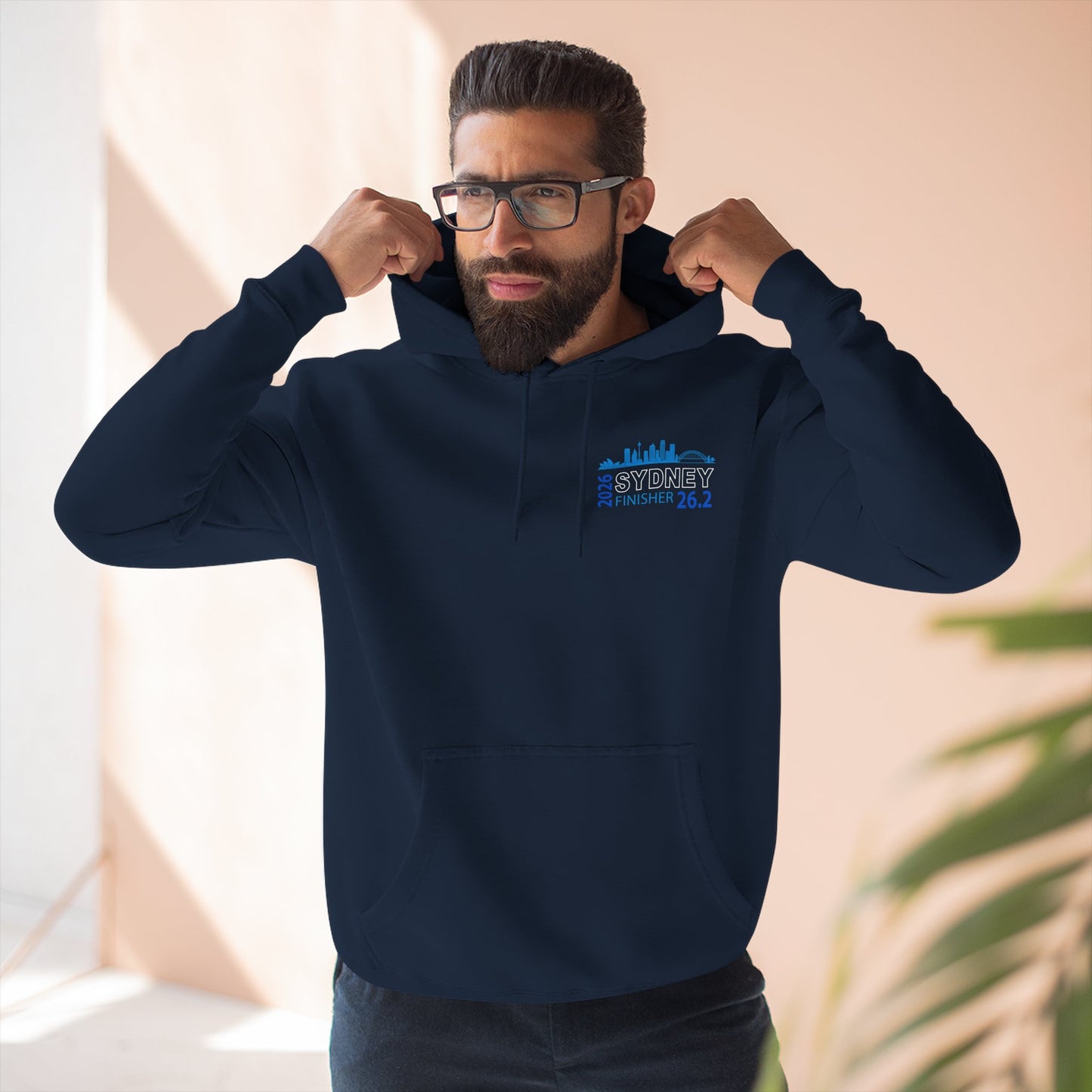 2026 Sydney 26.2 Finisher Hoodie | 2026 race route skyline