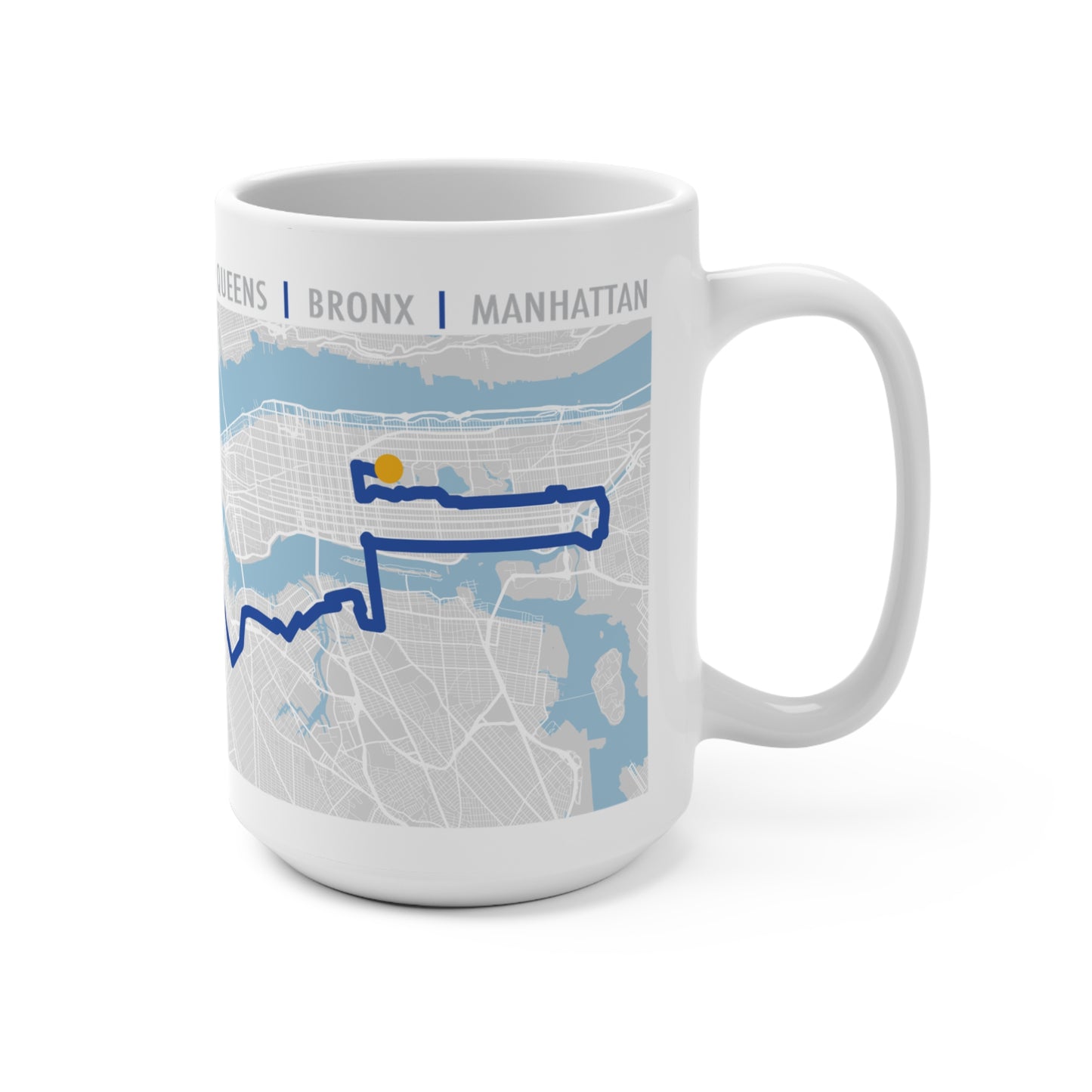 NYC 26.2 Custom Coffee Mug 15oz