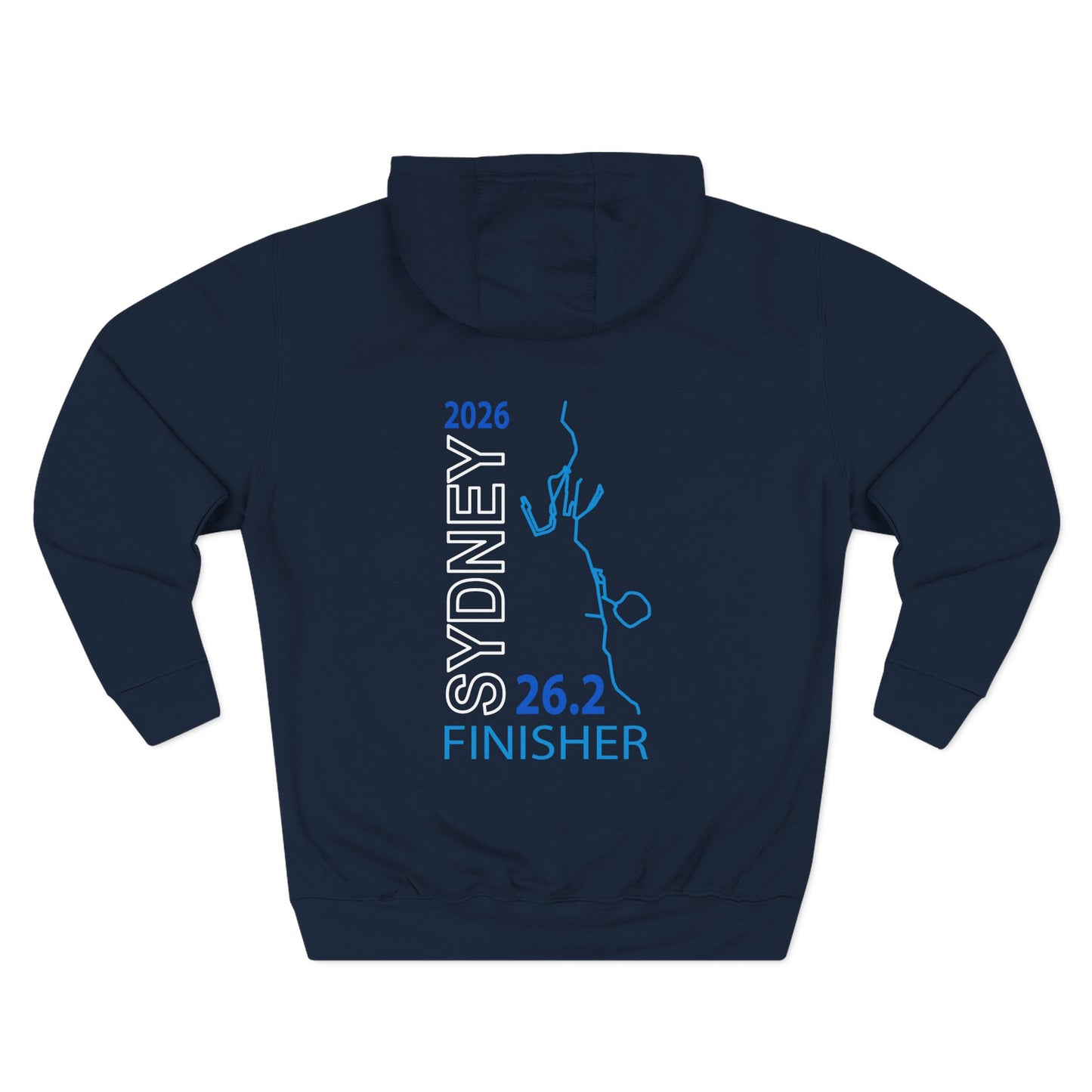 2026 Sydney 26.2 Finisher Hoodie | 2026 race route skyline