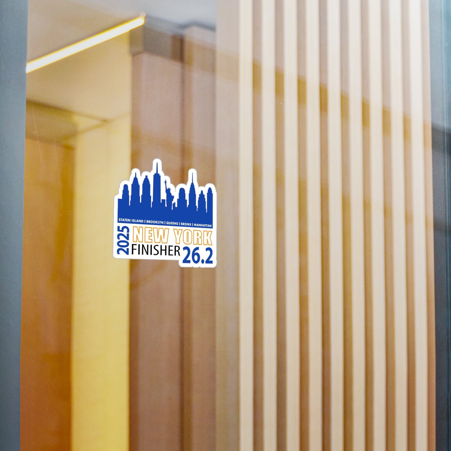 NYC 26.2 Vinyl Decal, 26.2 Sticker, Running Gift, Race Day Decor, Sports Enthusiast Vinyl