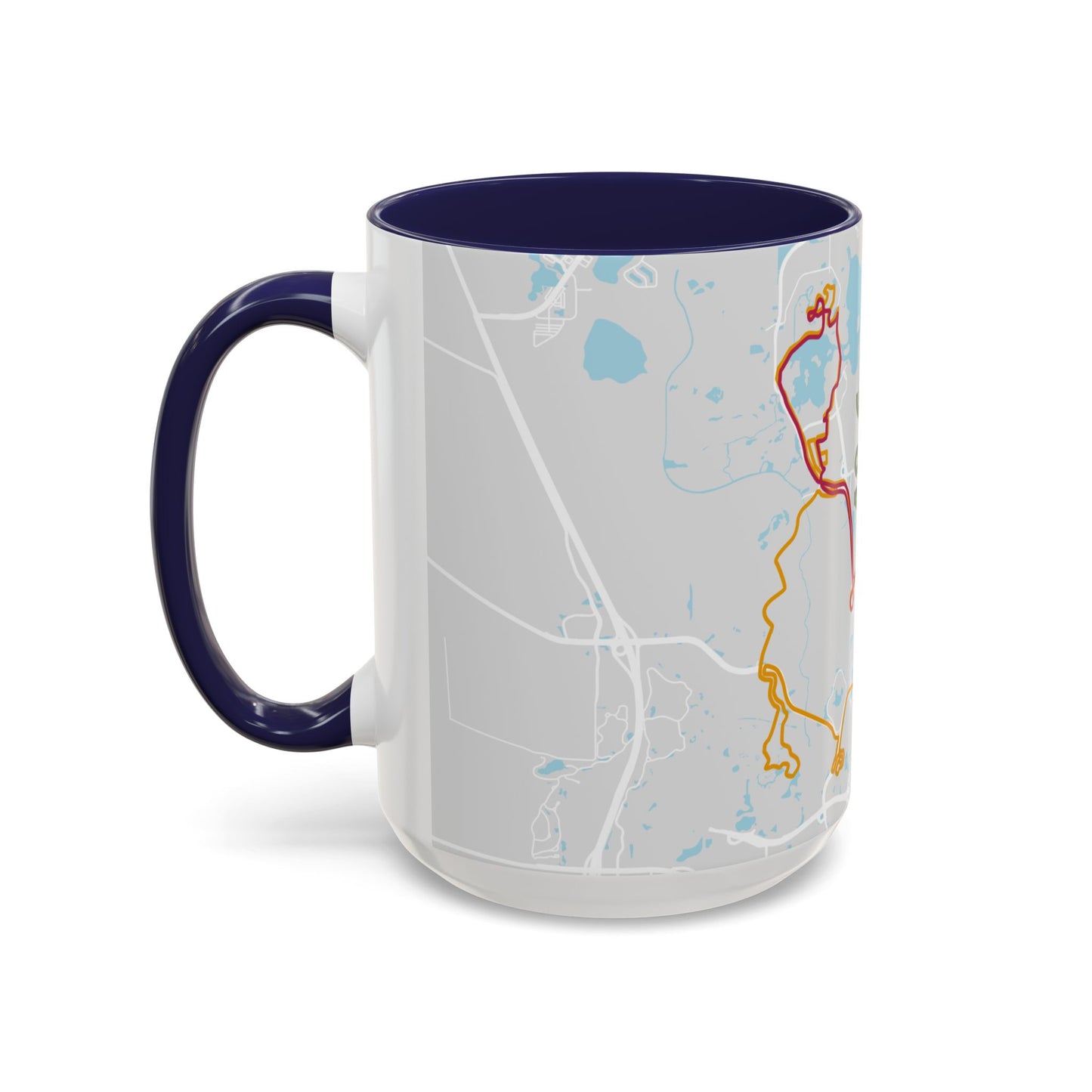 Dopey 48.6 2026 Map Route Mug | Accent Coffee Mug 11oz/15oz