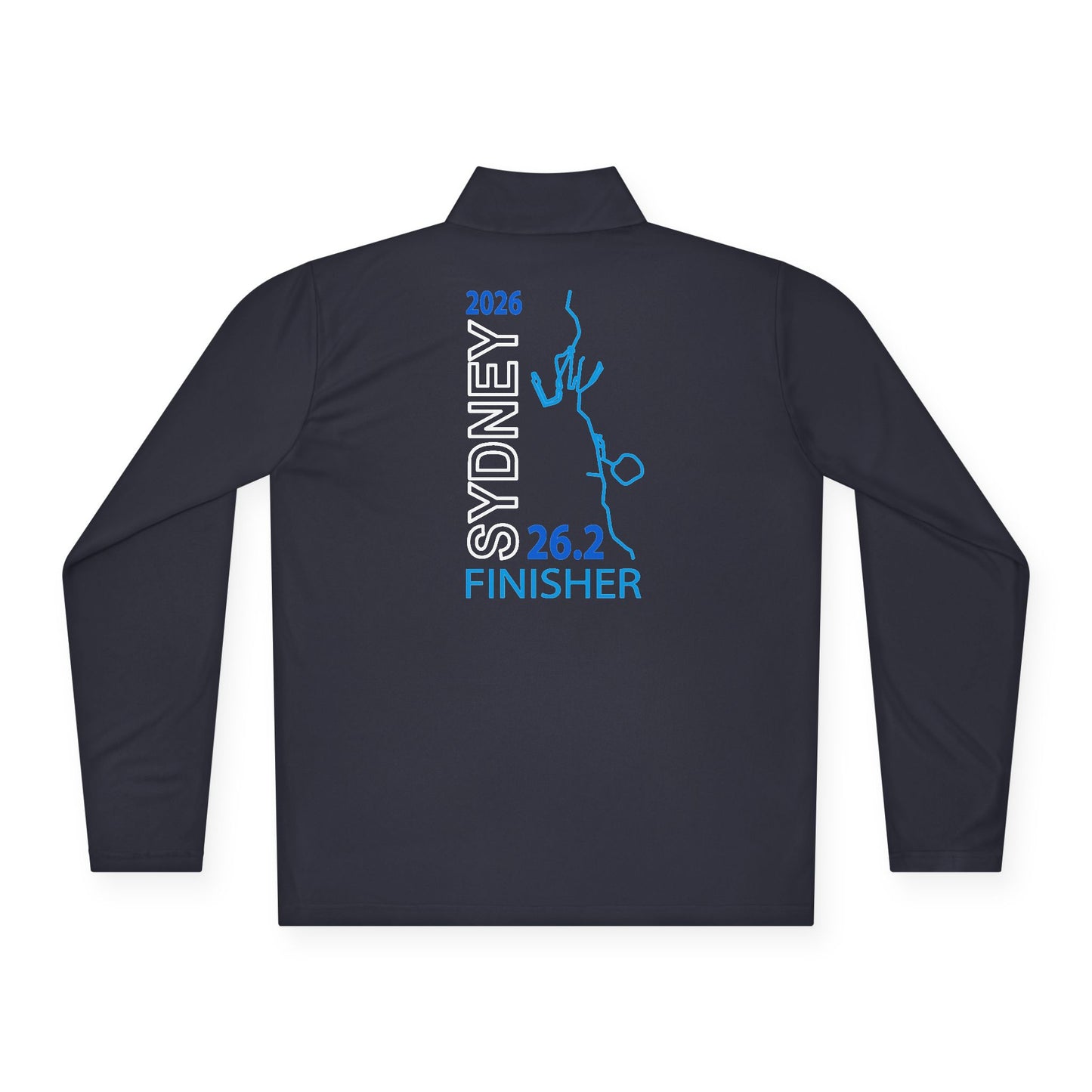 Sydney 26.2 Finisher Quarter-Zip Pullover | Marathon Runner Top