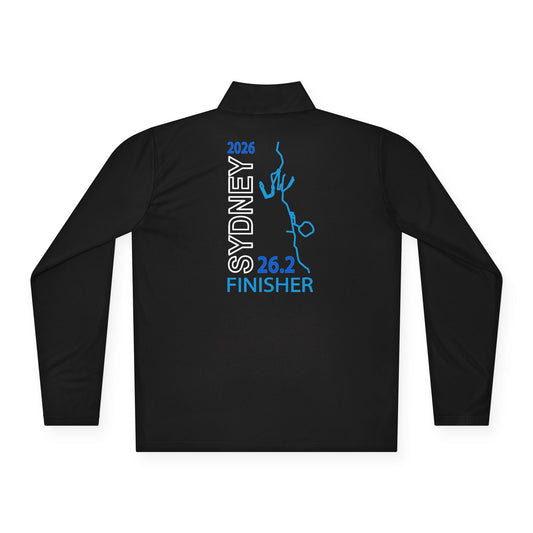Sydney 26.2 Finisher Quarter-Zip Pullover | Marathon Runner Top