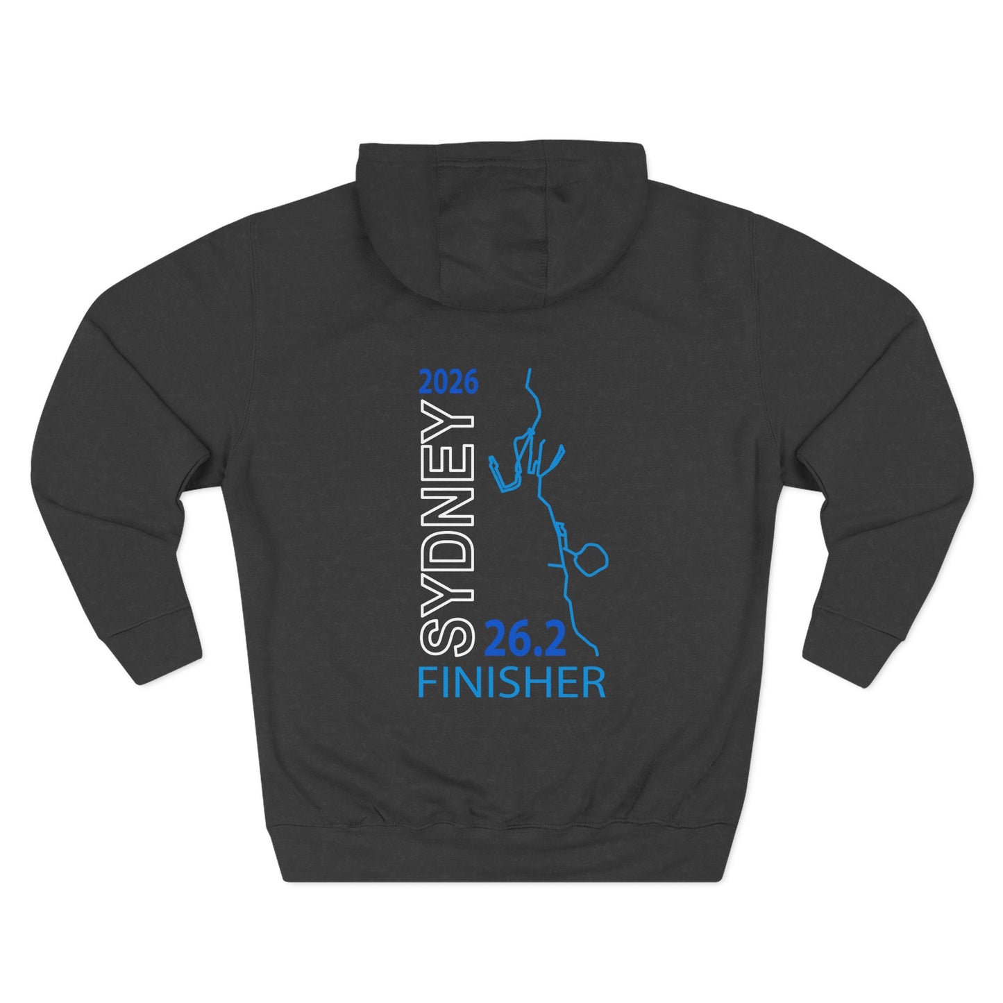 2026 Sydney 26.2 Finisher Hoodie | 2026 race route skyline