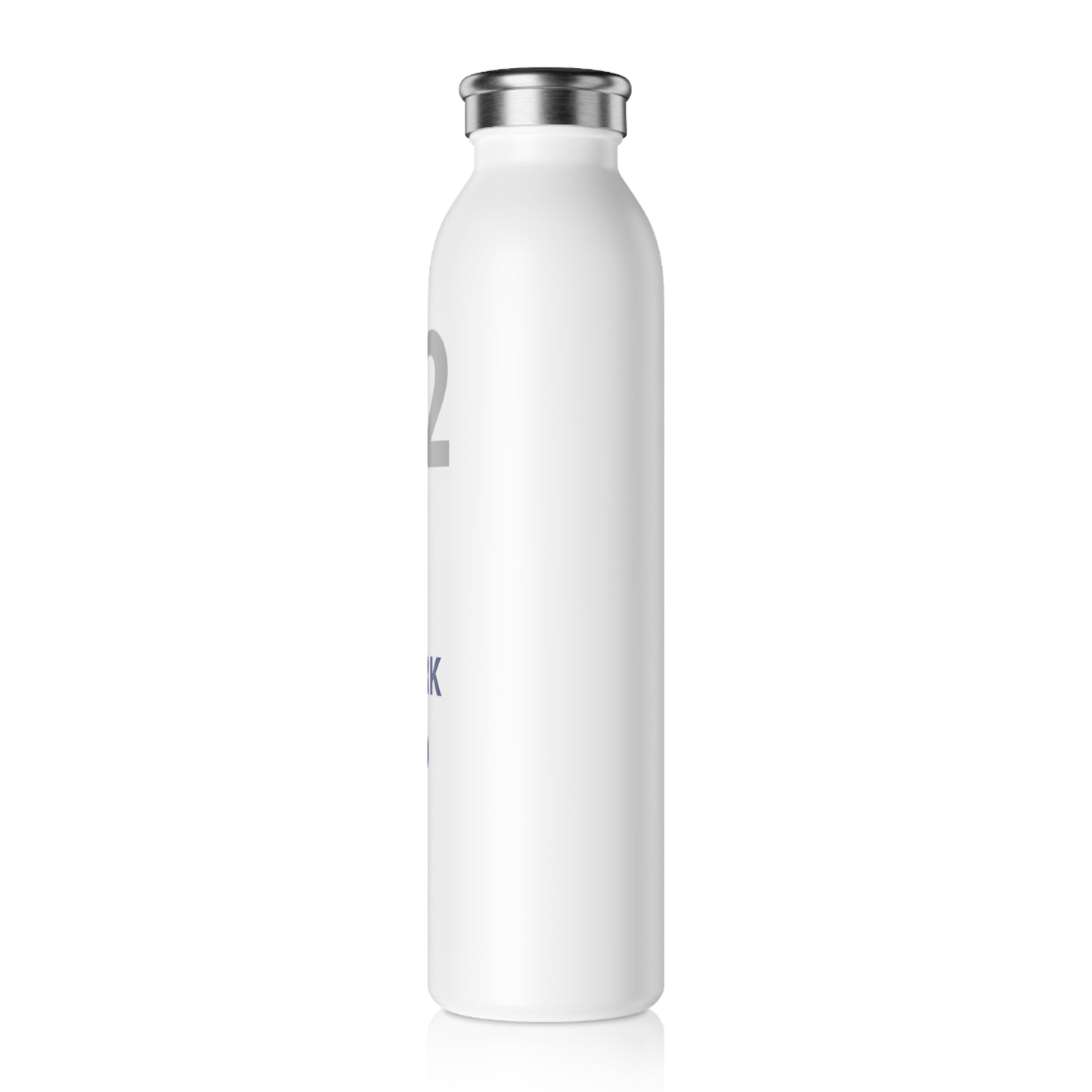 Major Marathons List Slim Water Bottle