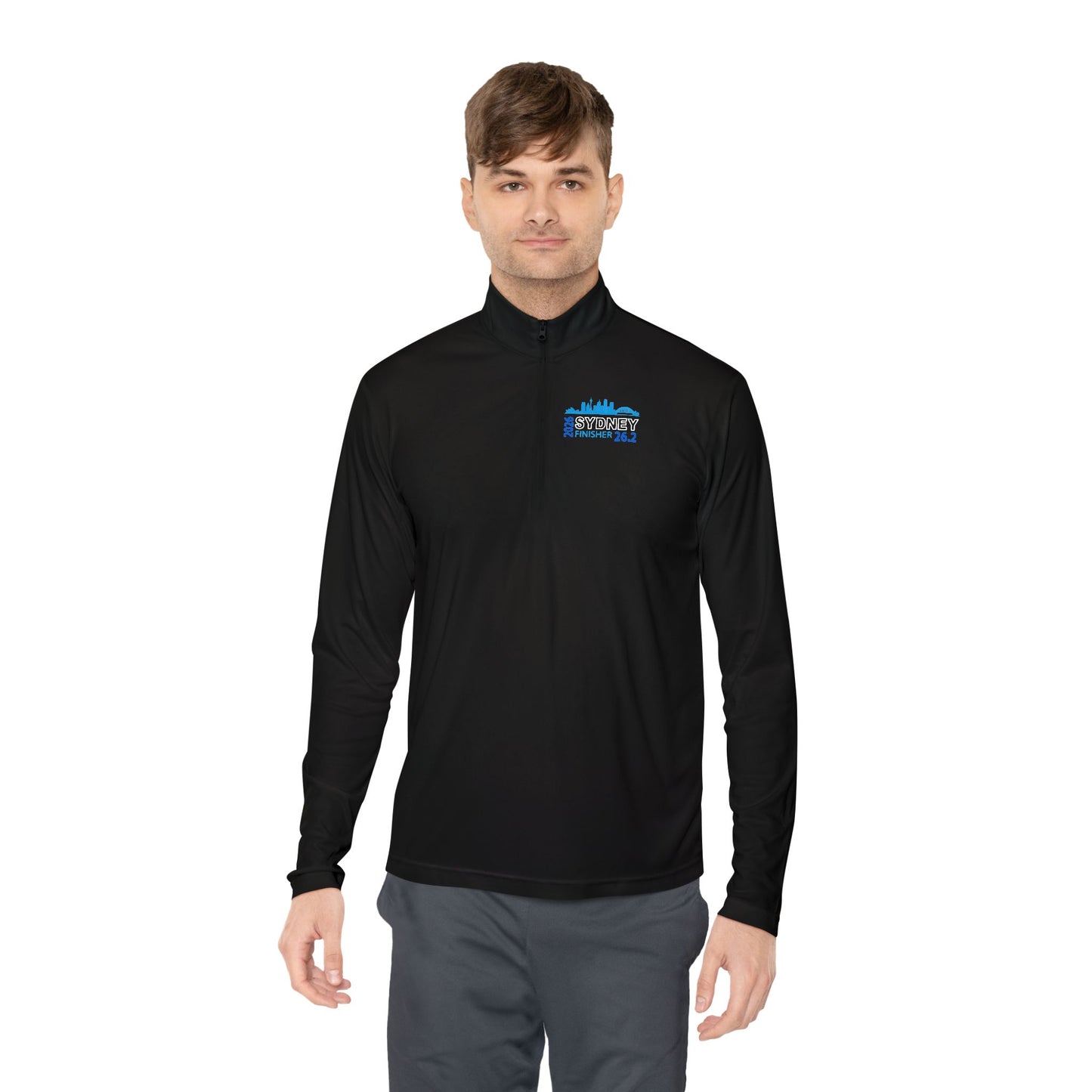 Sydney 26.2 Finisher Quarter-Zip Pullover | Marathon Runner Top