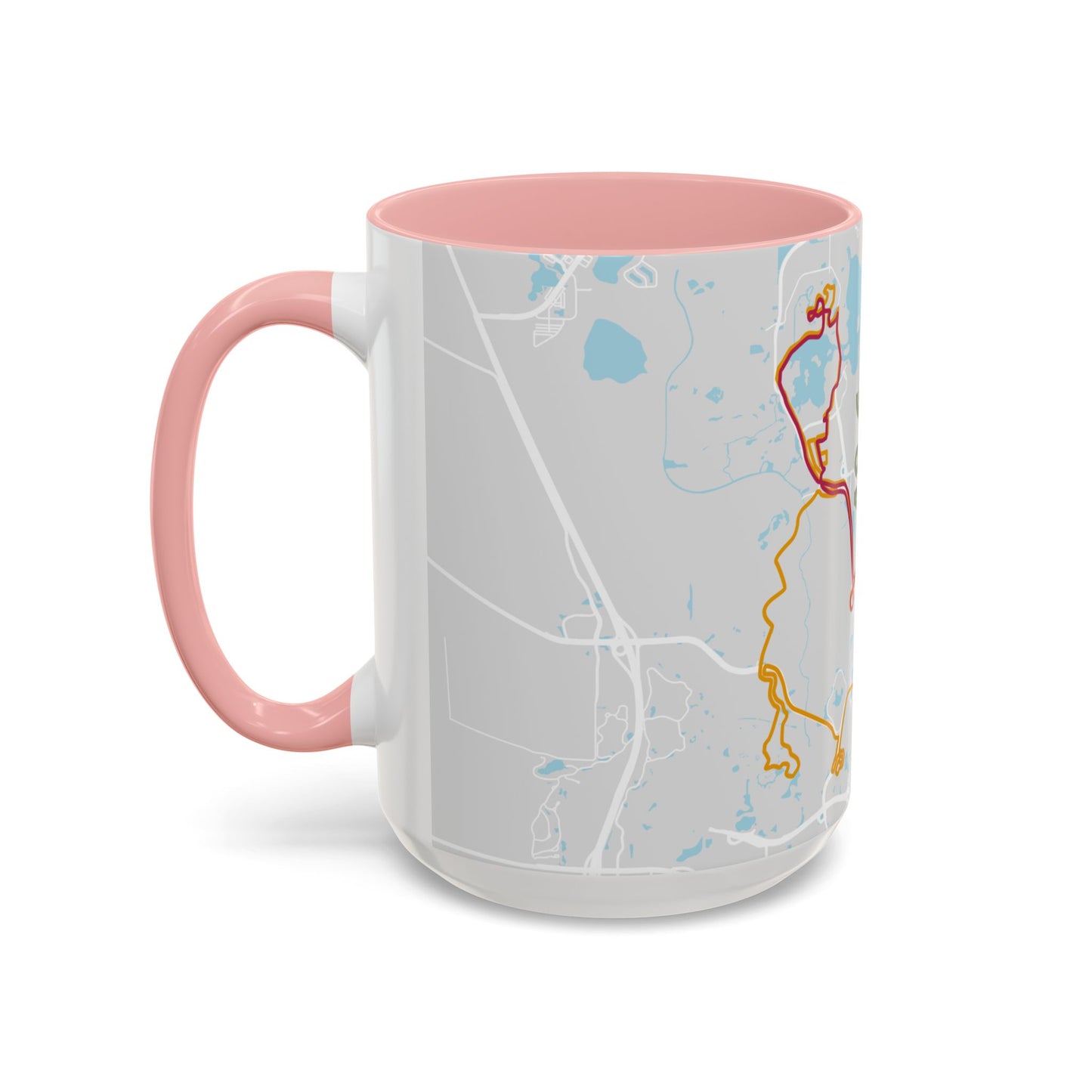 Dopey 48.6 2026 Map Route Mug | Accent Coffee Mug 11oz/15oz