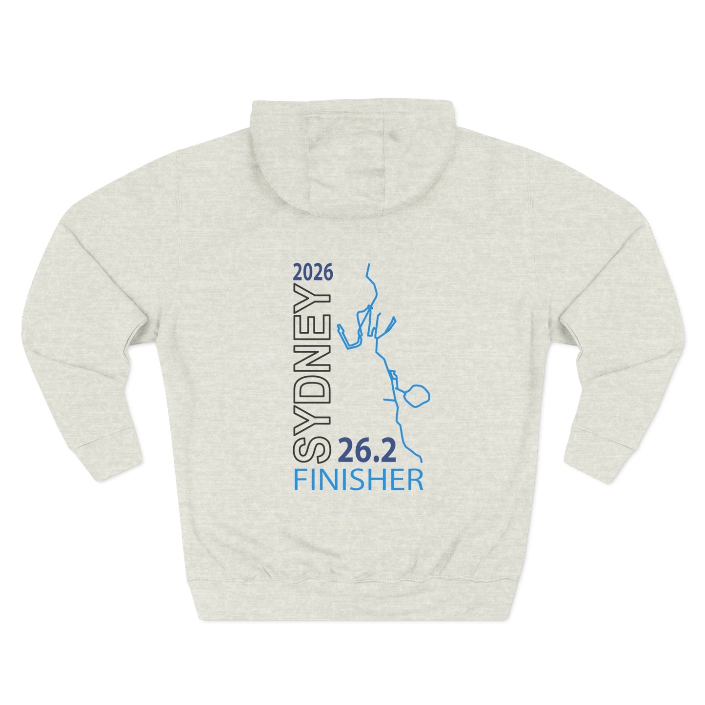 2026 Sydney 26.2 Finisher Hoodie | 2026 race route skyline