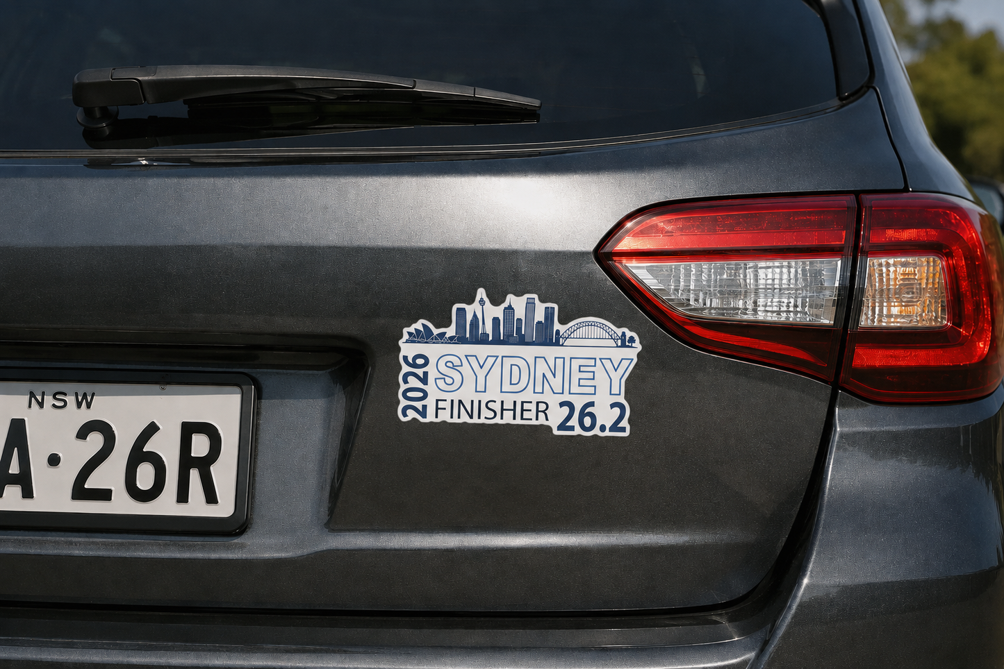 2026 Sydney Finisher 26.2 Custom Shape Magnet | Marathon Souvenir