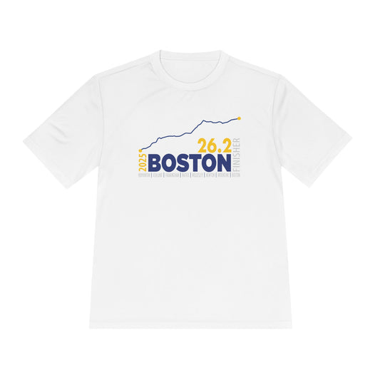 2025 Boston 26.2 Finisher Tee, Unisex Running Shirt, Moisture Wicking Sports Apparel, Fitness Gear, Gift for Runners