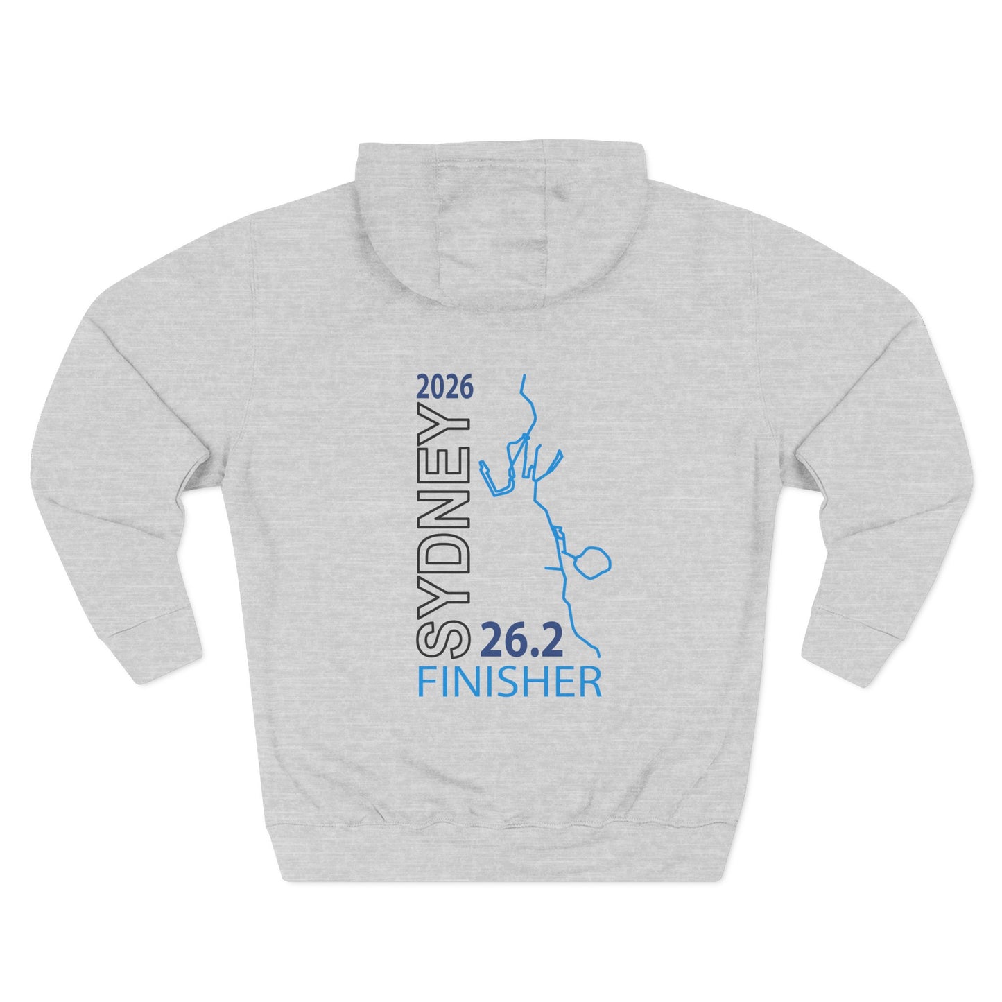 2026 Sydney 26.2 Finisher Hoodie | 2026 race route skyline