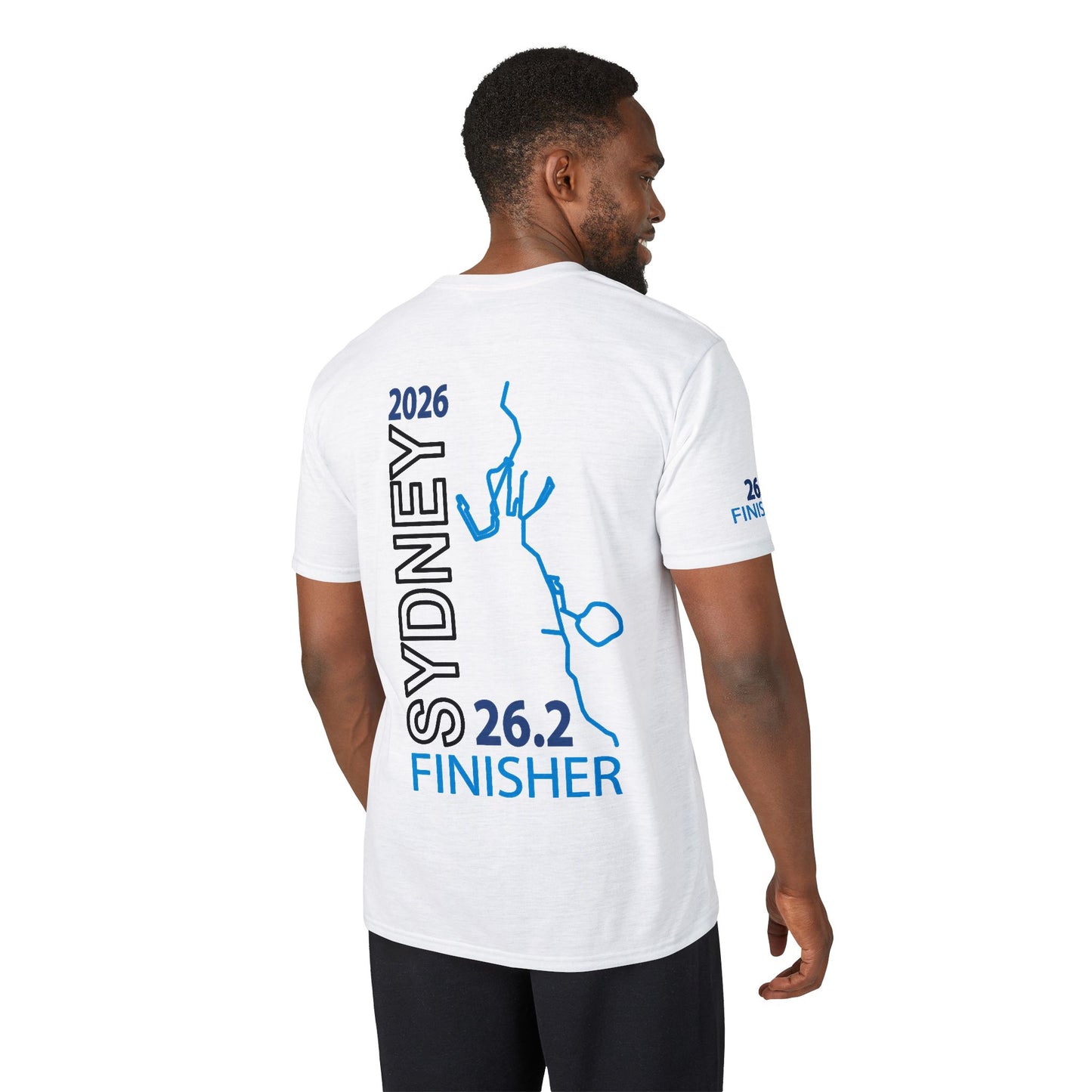 Sydney 26.2 Finisher T-Shirt | Marathon Route Graphic