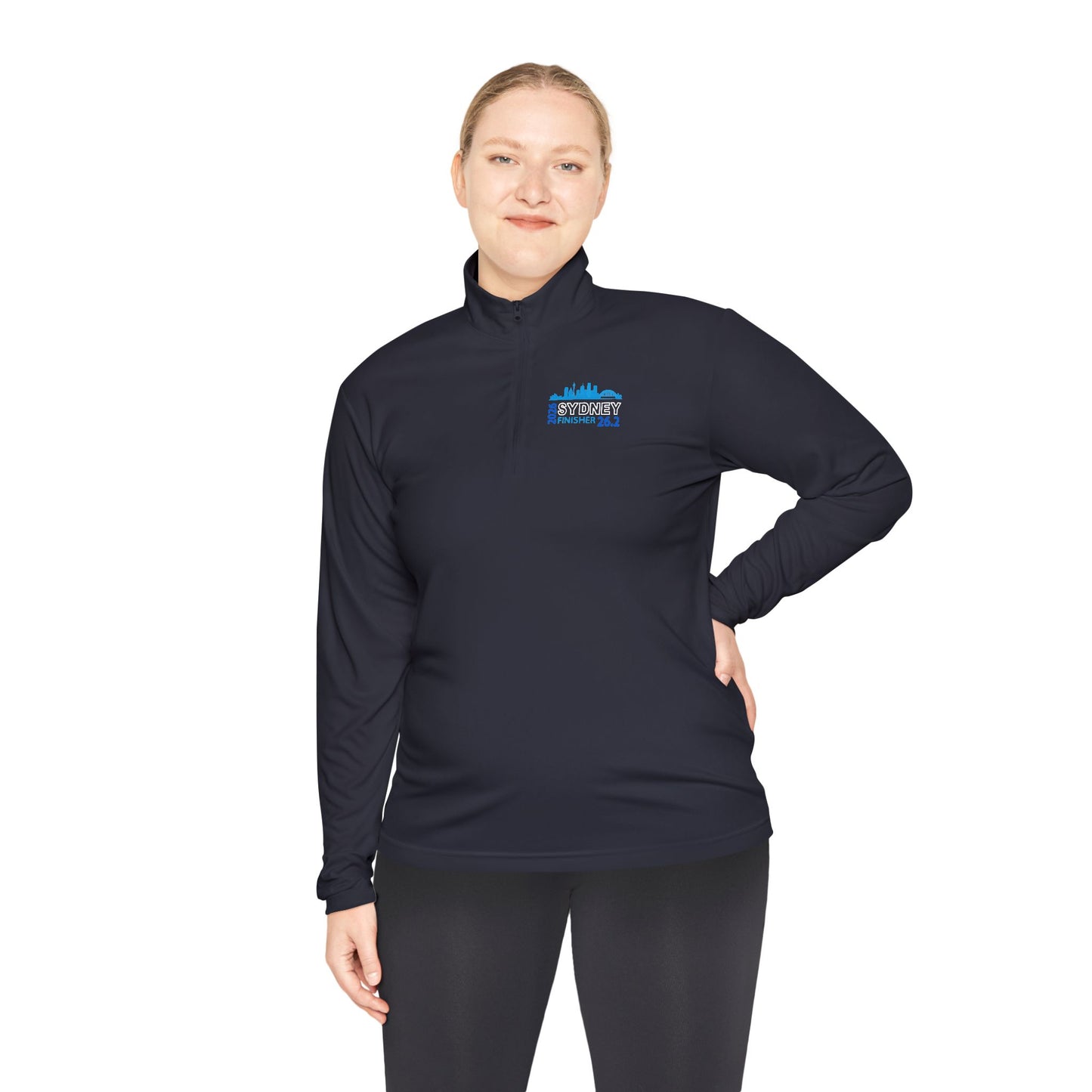Sydney 26.2 Finisher Quarter-Zip Pullover | Marathon Runner Top