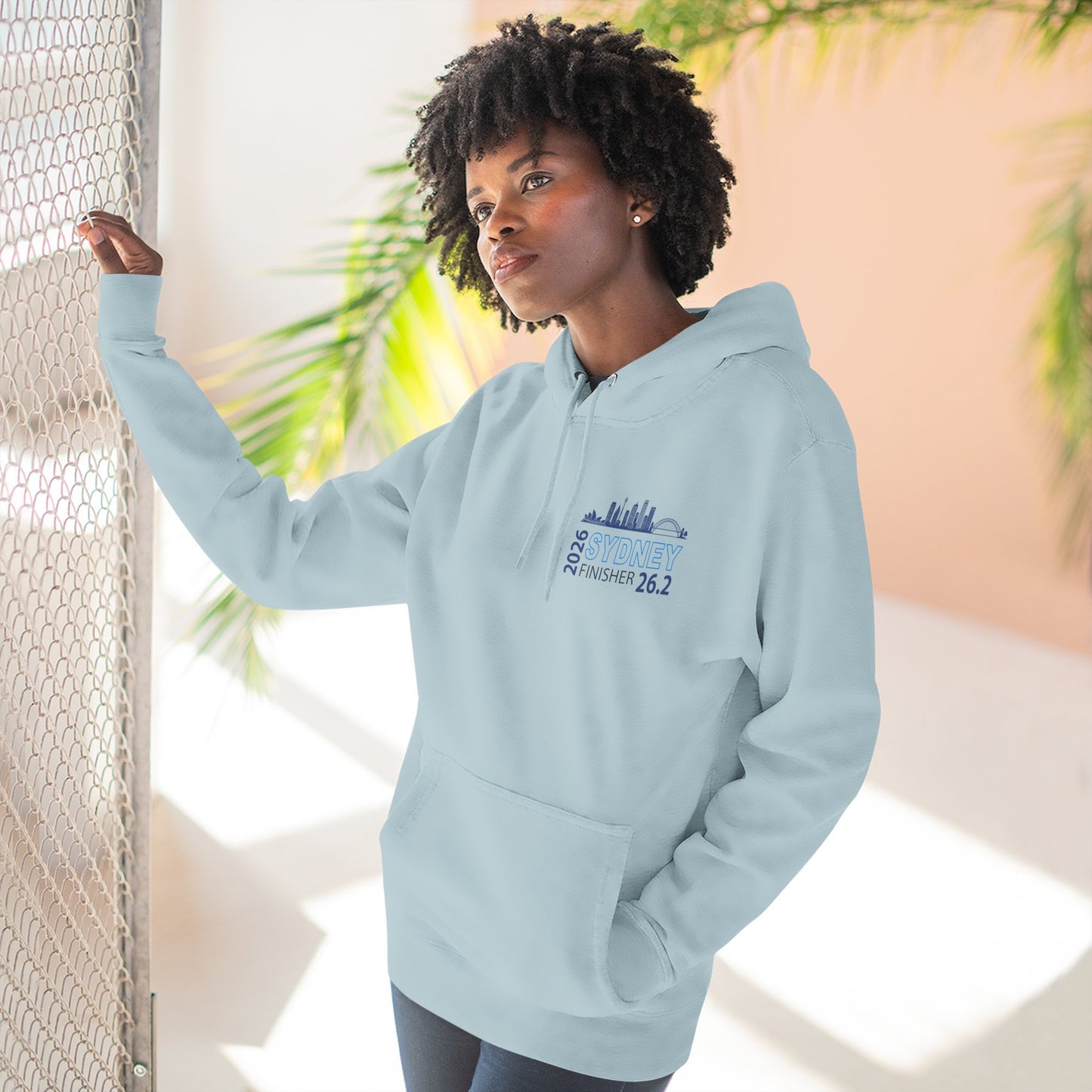 2026 Sydney 26.2 Finisher Hoodie | 2026 race route skyline