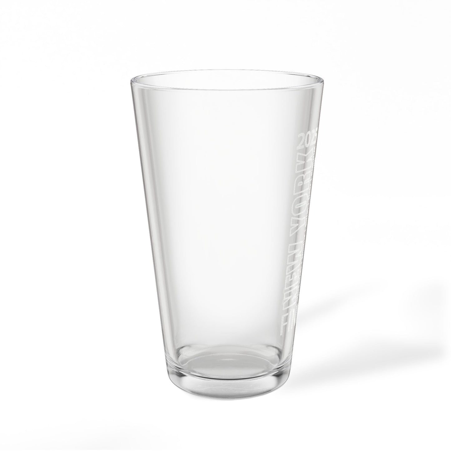 2025 NYC 26.2 Finisher Pint Mixing Glass - 16oz Engraved