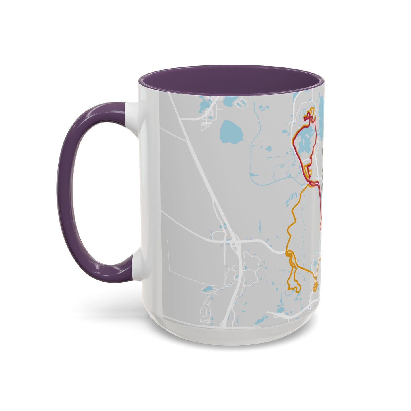 Dopey 48.6 2026 Map Route Mug | Accent Coffee Mug 11oz/15oz