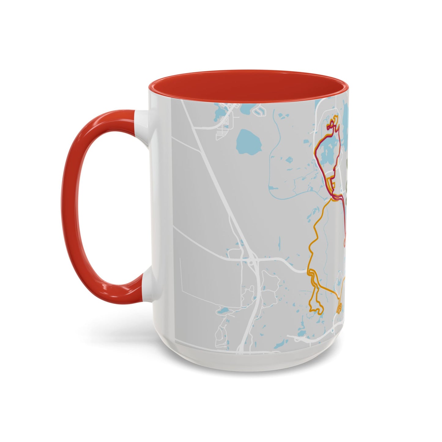 Dopey 48.6 2026 Map Route Mug | Accent Coffee Mug 11oz/15oz