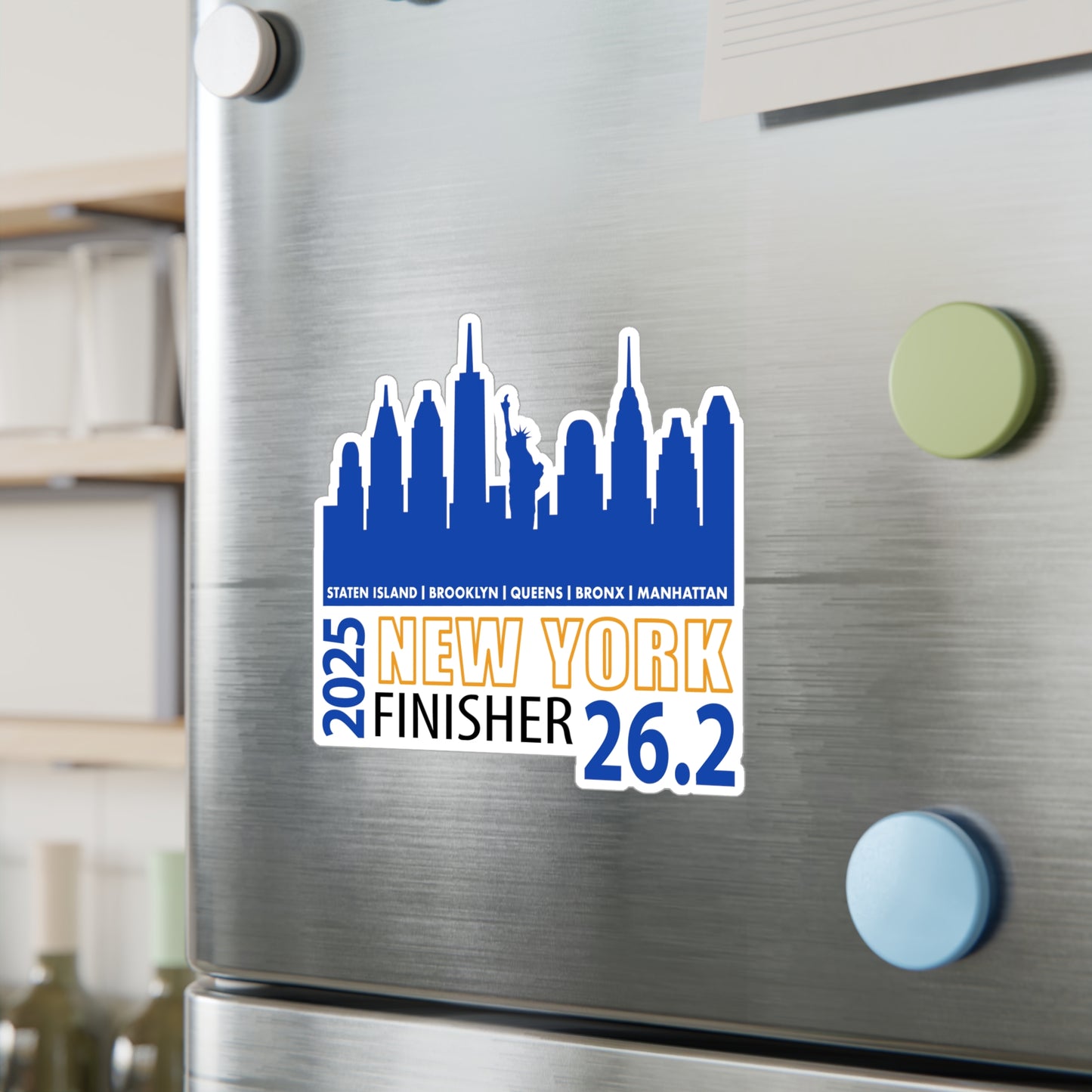 NYC 26.2 Vinyl Decal, 26.2 Sticker, Running Gift, Race Day Decor, Sports Enthusiast Vinyl