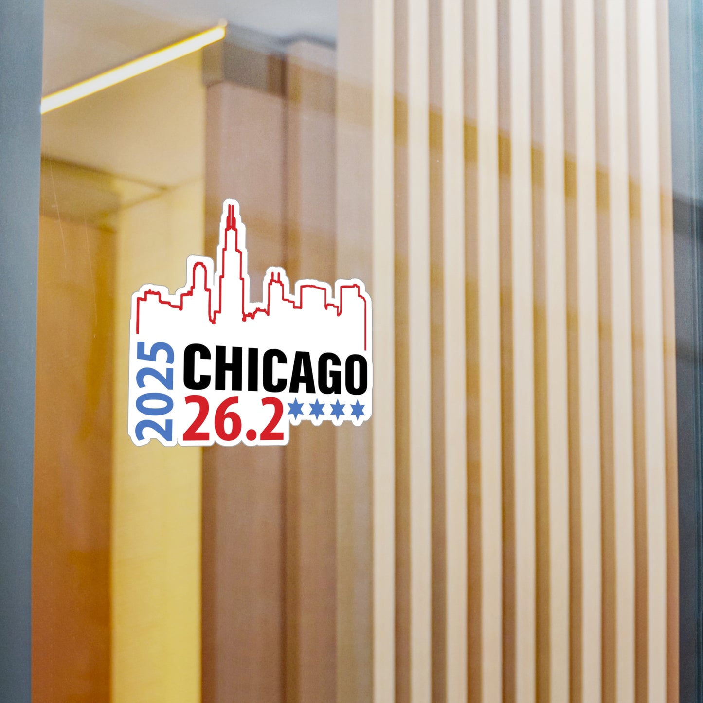 2025 Chicago 26.2 Vinyl Decal, 2025 Chicago 26.2 Sticker, Running Gift, Race Day Decor, Sports Enthusiast Vinyl