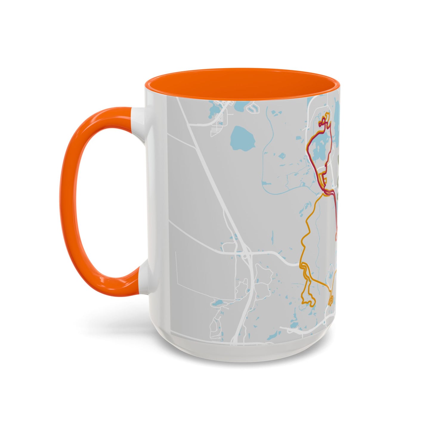 Dopey 48.6 2026 Map Route Mug | Accent Coffee Mug 11oz/15oz