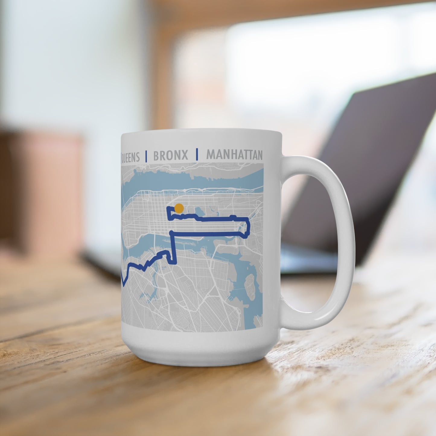 NYC 26.2 Custom Coffee Mug 15oz