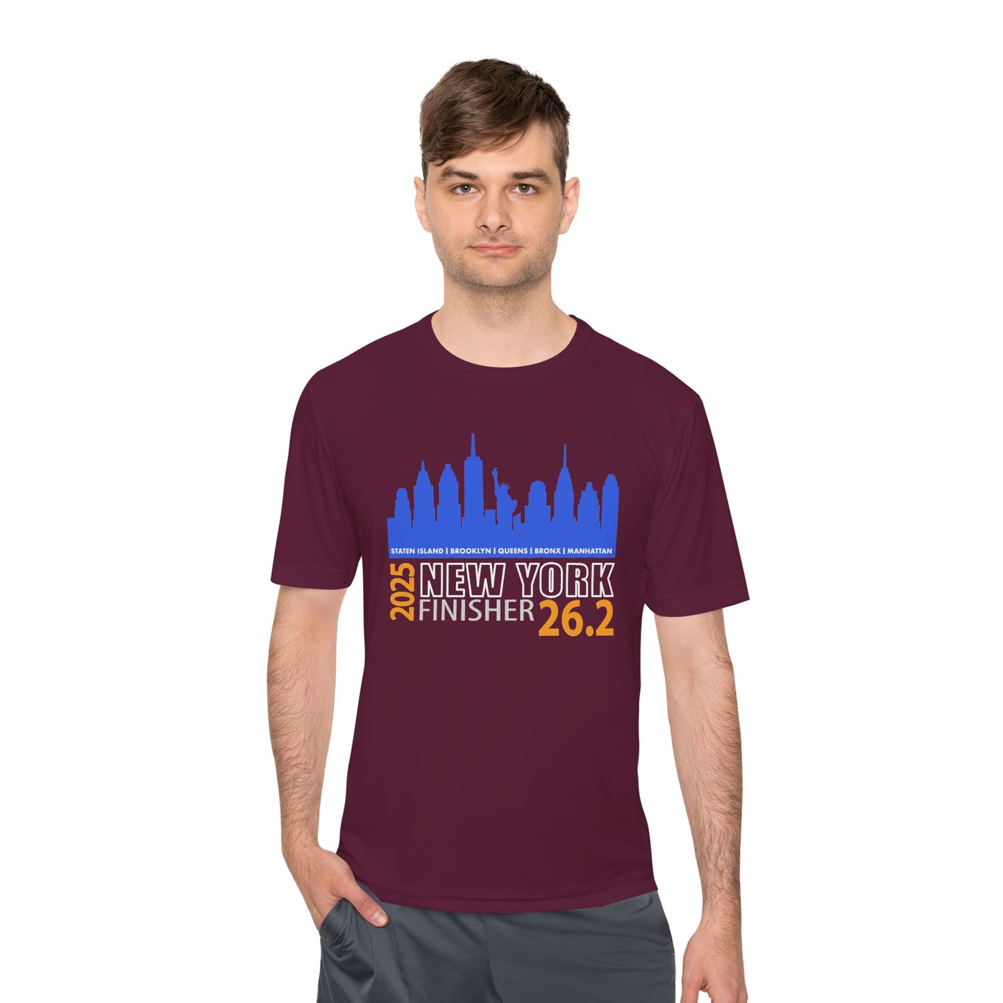 2025 New York 26.2 Finisher Tee - Unisex Moisture Wicking Shirt