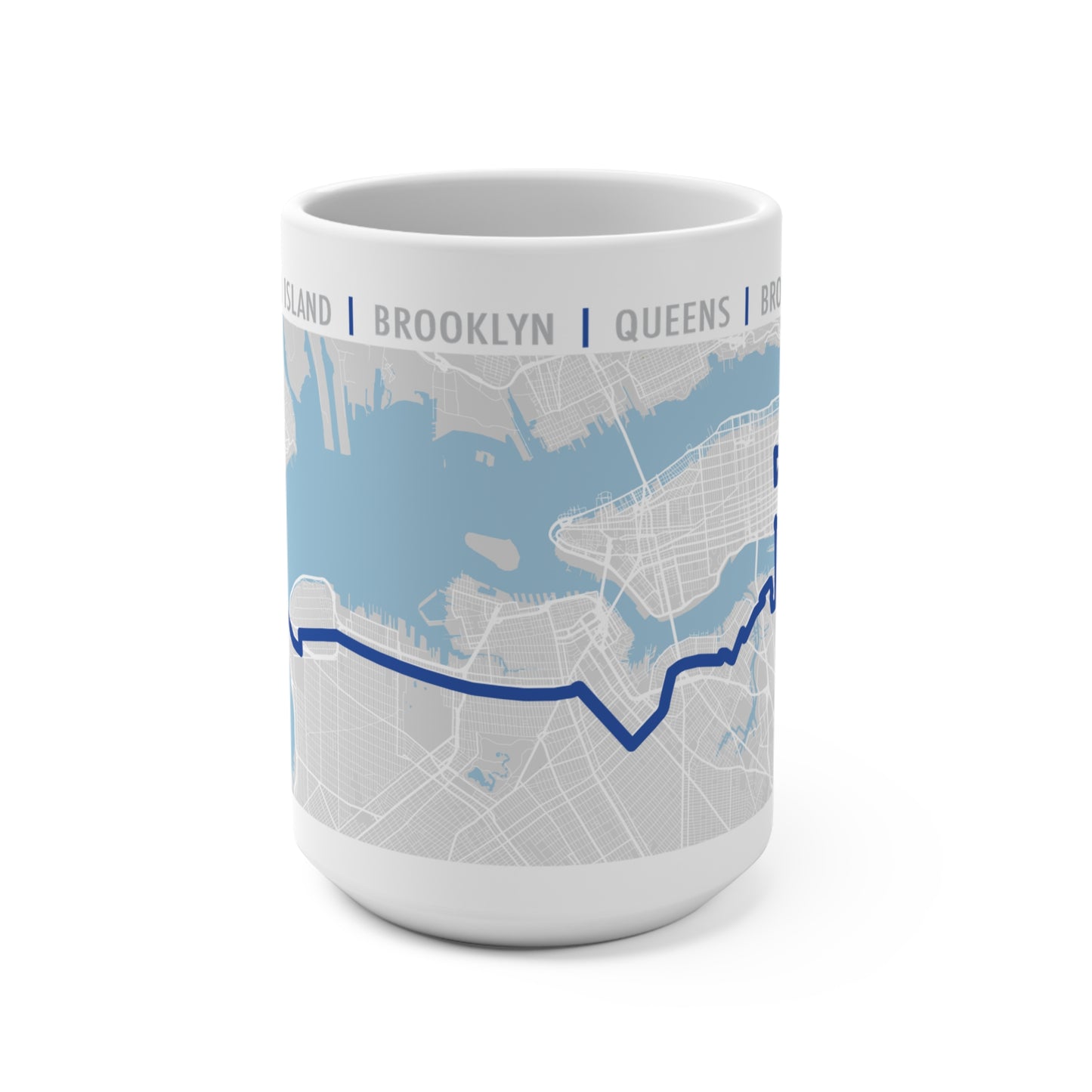 NYC 26.2 Custom Coffee Mug 15oz