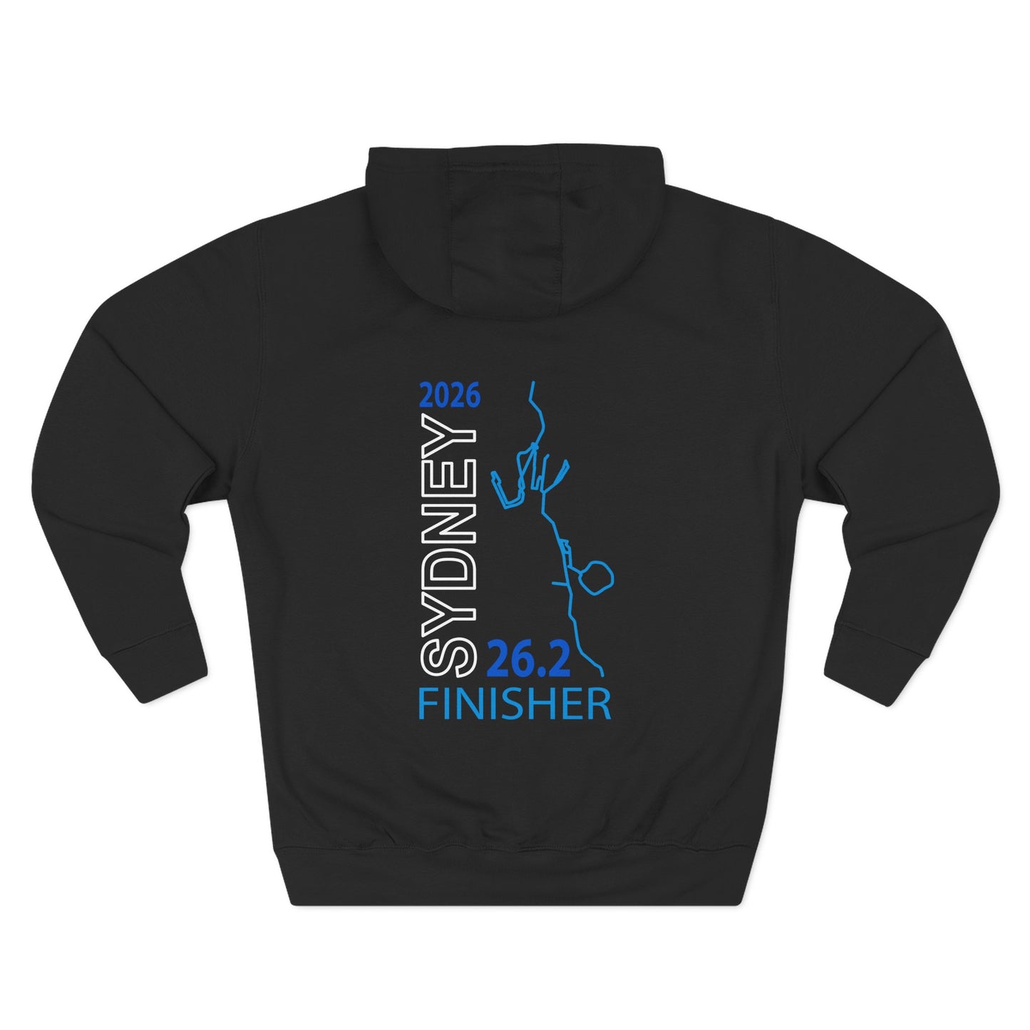 2026 Sydney 26.2 Finisher Hoodie | 2026 race route skyline