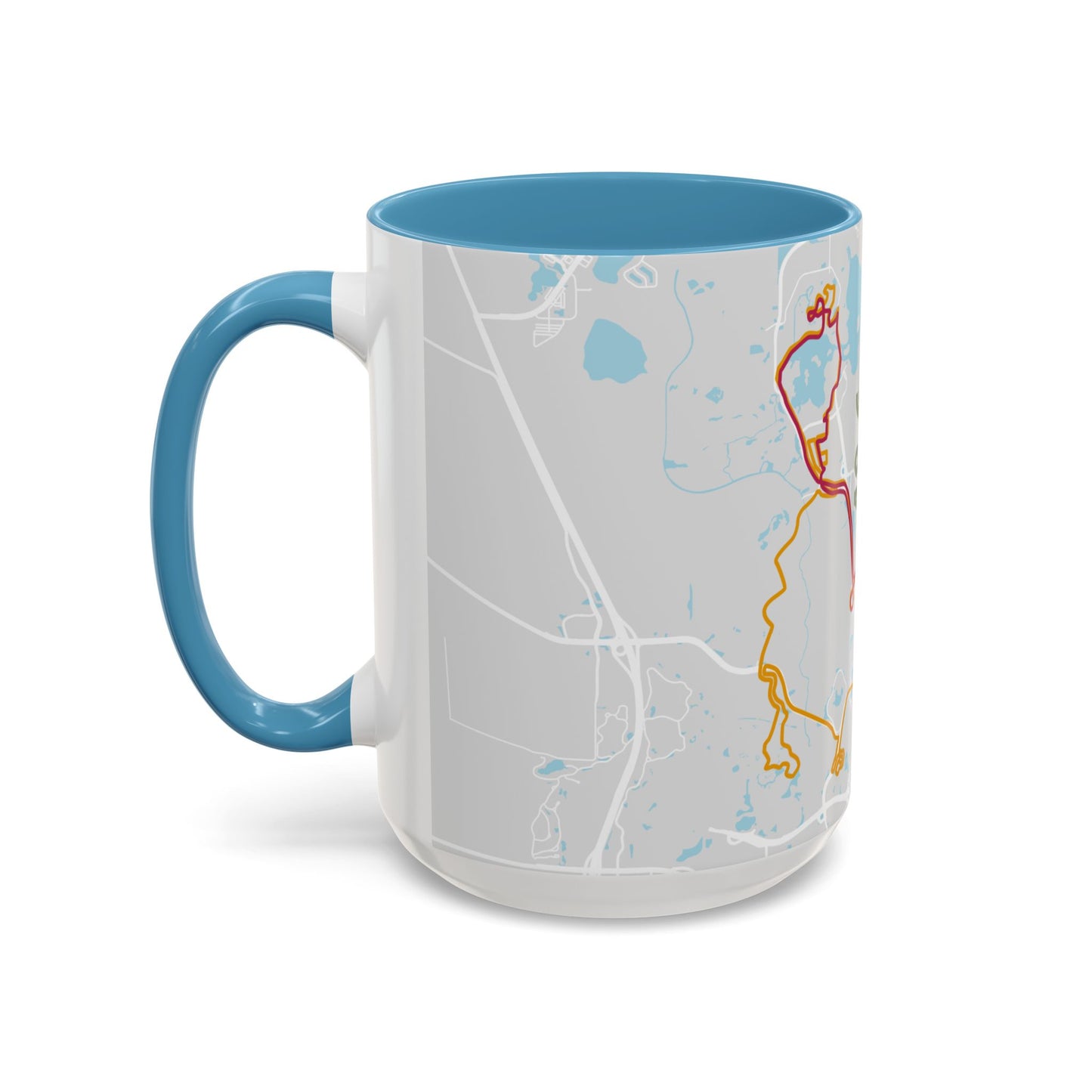 Dopey 48.6 2026 Map Route Mug | Accent Coffee Mug 11oz/15oz