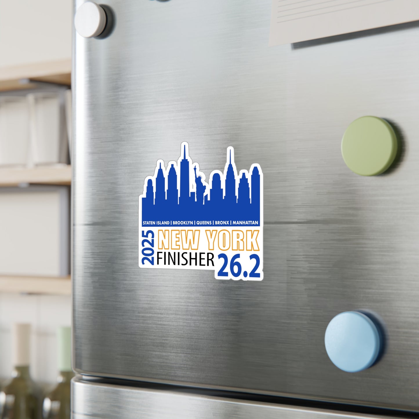 NYC 26.2 Vinyl Decal, 26.2 Sticker, Running Gift, Race Day Decor, Sports Enthusiast Vinyl