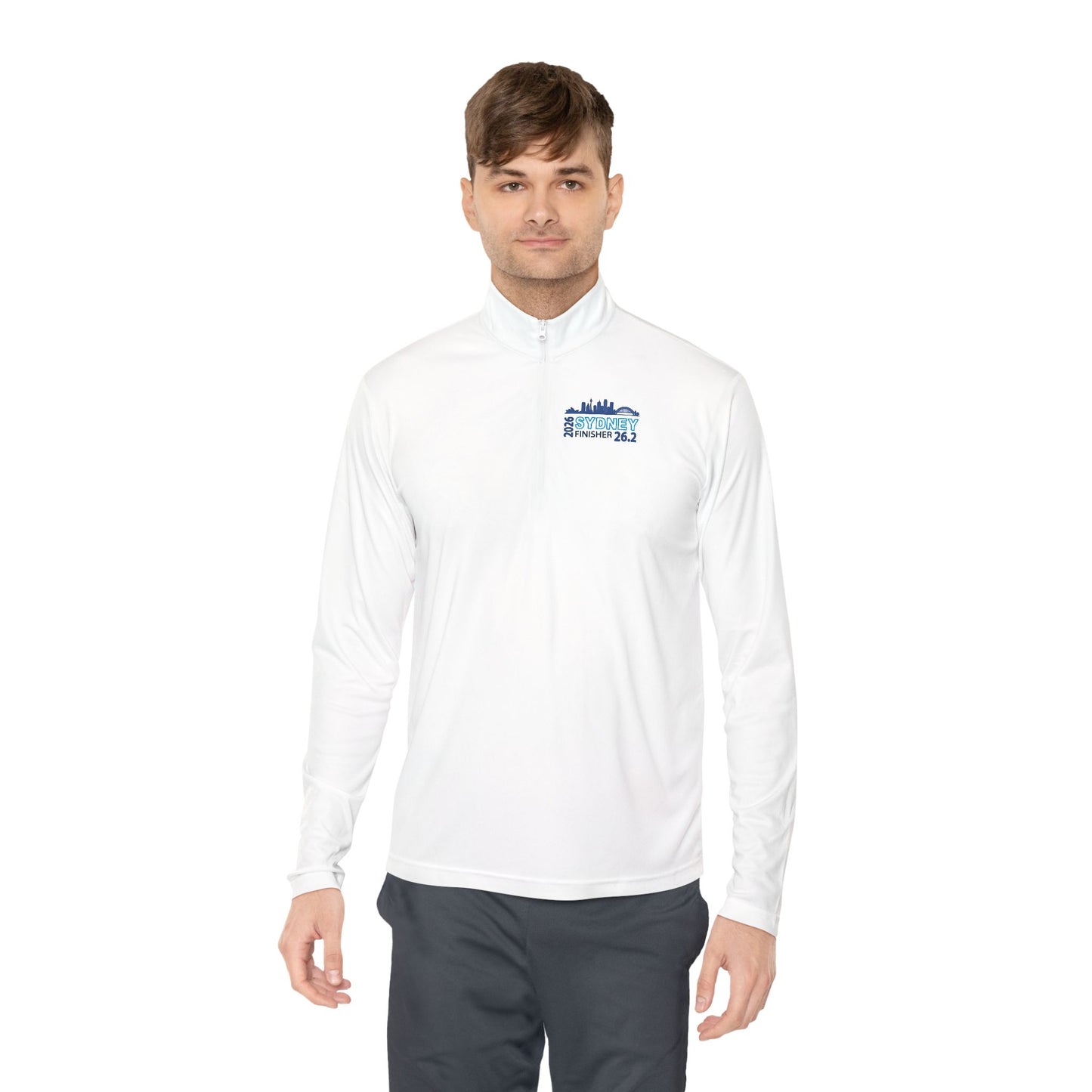 Sydney 26.2 Finisher Quarter-Zip Pullover | Marathon Runner Top