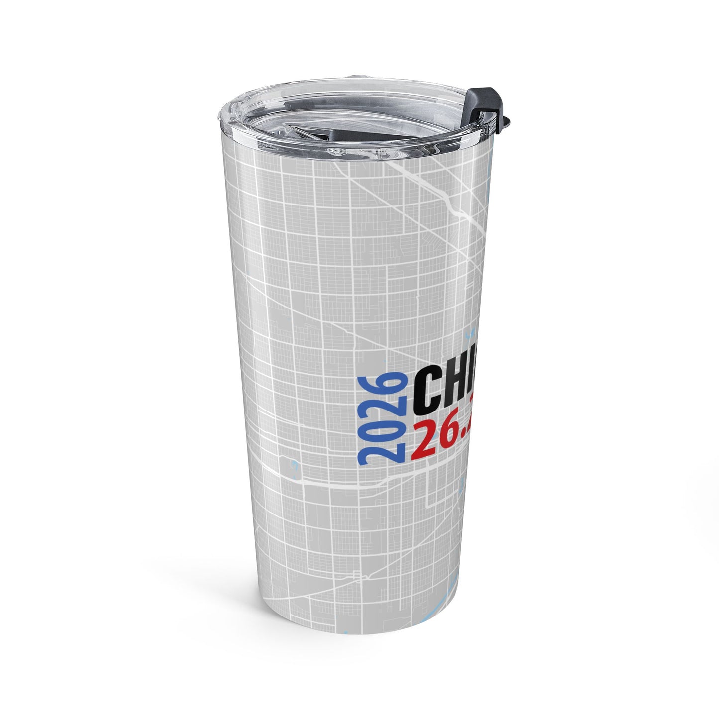 2026 Chicago 26.2 20oz Tumbler, Running Gift, Sports Enthusiast Drinkware, Travel Mug, Race Day Accessory, Fitness Motivational
