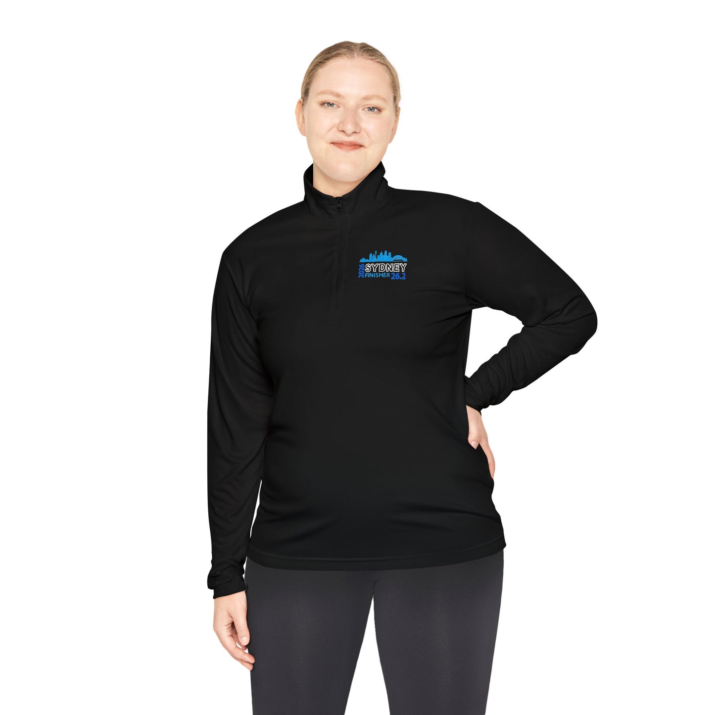 Sydney 26.2 Finisher Quarter-Zip Pullover | Marathon Runner Top