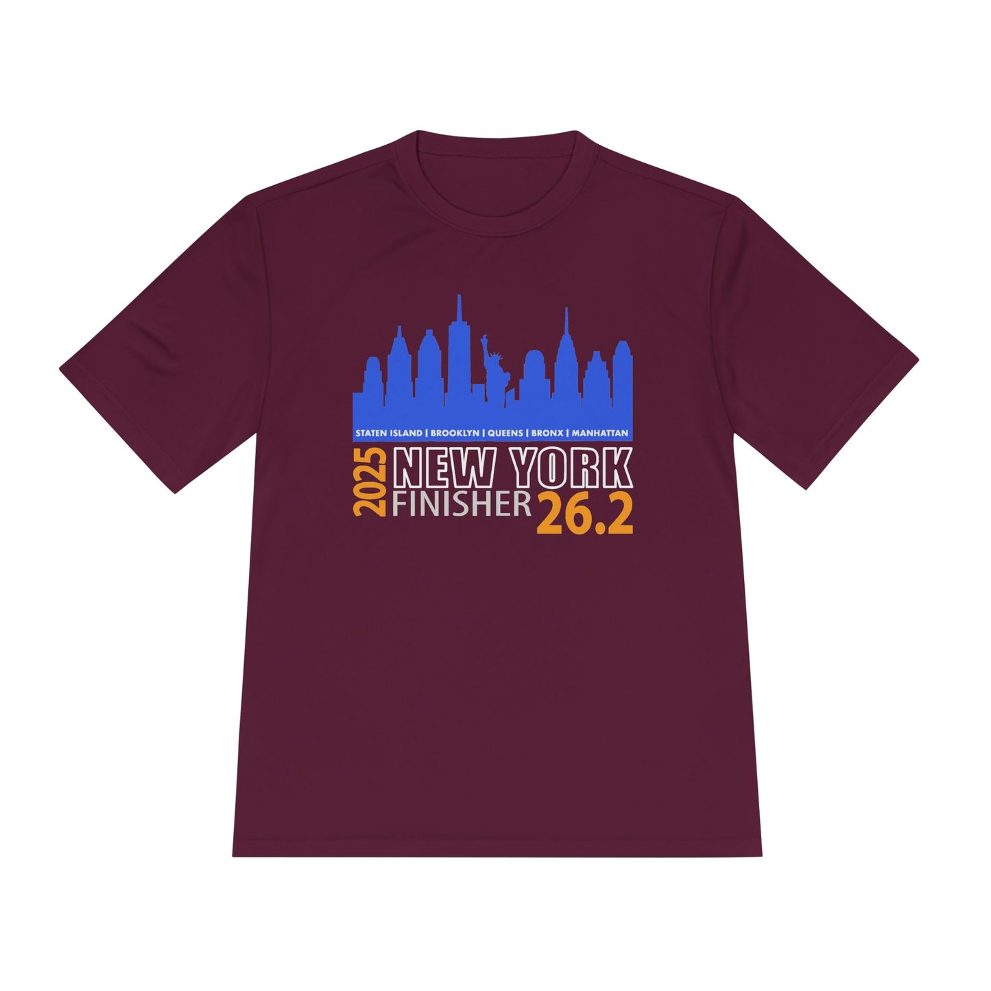2025 New York 26.2 Finisher Tee - Unisex Moisture Wicking Shirt