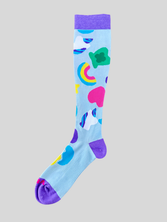 Sweet Rainbow Compression Socks